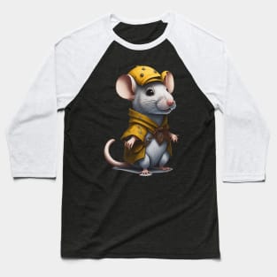 Cute Rat Baseball T-Shirt